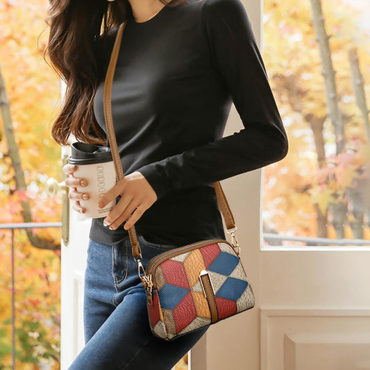 Luna | Mini patchwork crossbody taška
