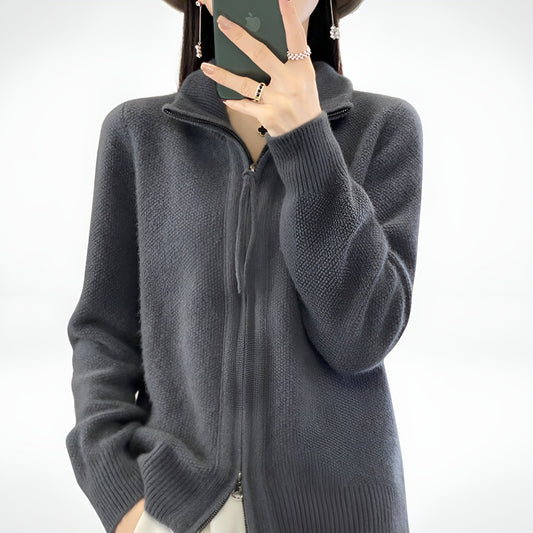 Giovana | Zipsový kardigán z kašmíru