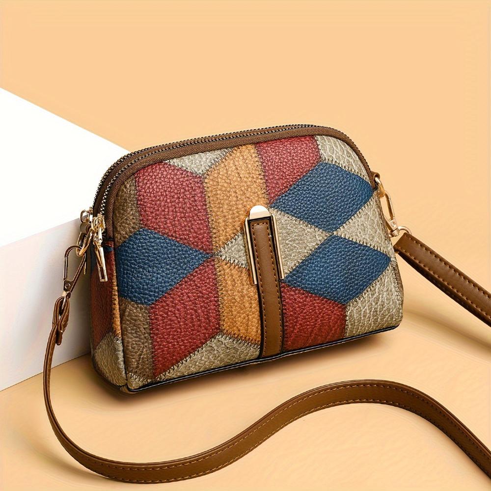 Luna | Mini patchwork crossbody taška
