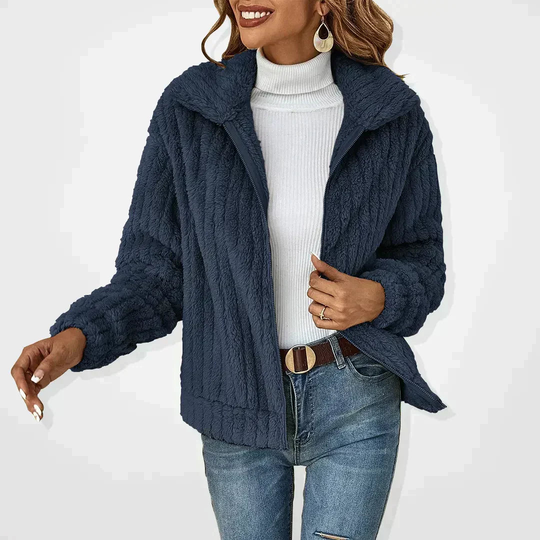 SVEVA™ | ELEGANTNÝ CARDIGAN Z PLYŠE