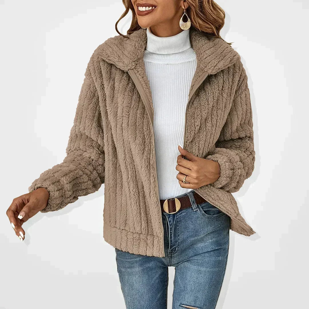 SVEVA™ | ELEGANTNÝ CARDIGAN Z PLYŠE