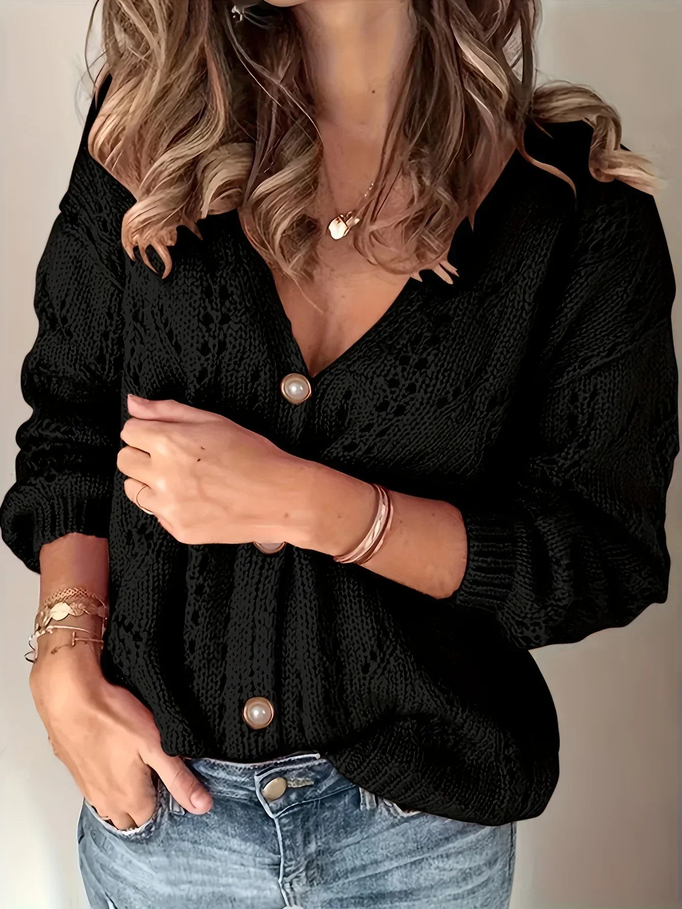 Liona | Pletený cardigan s gombíkmi