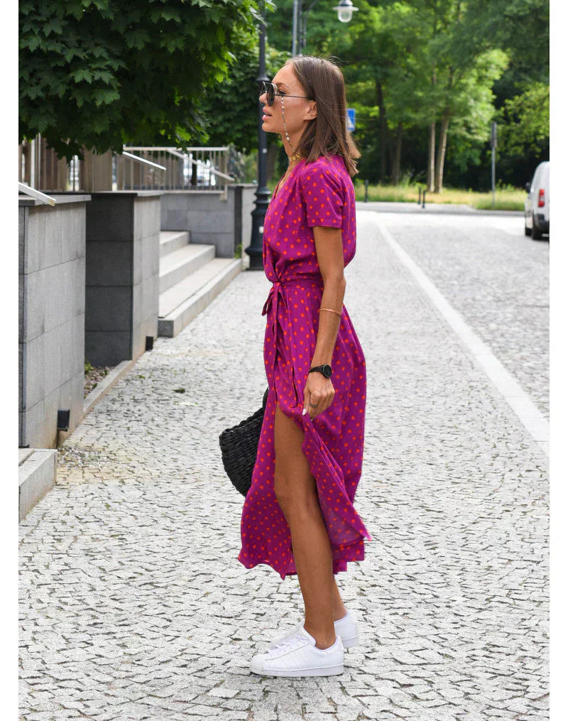 Suzanne - Elegantné šaty s výstrihom do V