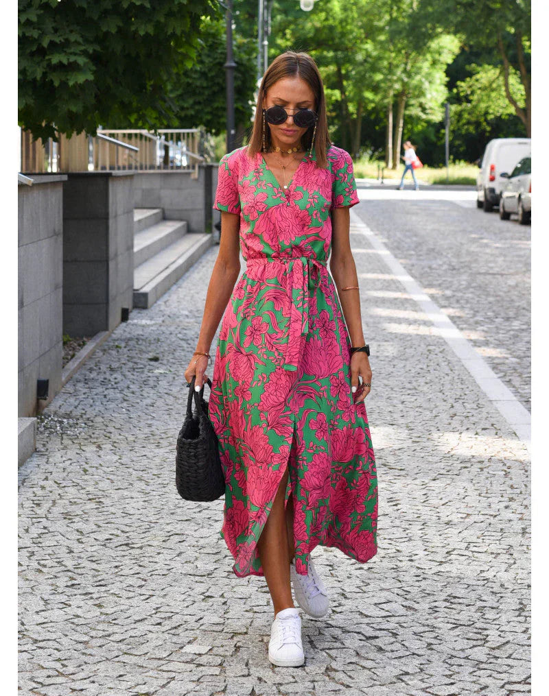 Suzanne - Elegantné šaty s výstrihom do V