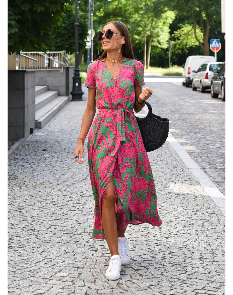 Suzanne - Elegantné šaty s výstrihom do V