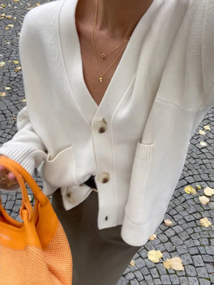 ZOE™ | Elegantný kardigán s V výstrihom