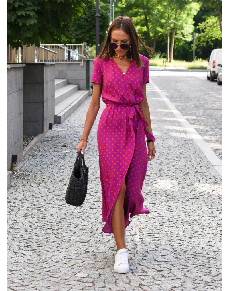 Suzanne - Elegantné šaty s výstrihom do V
