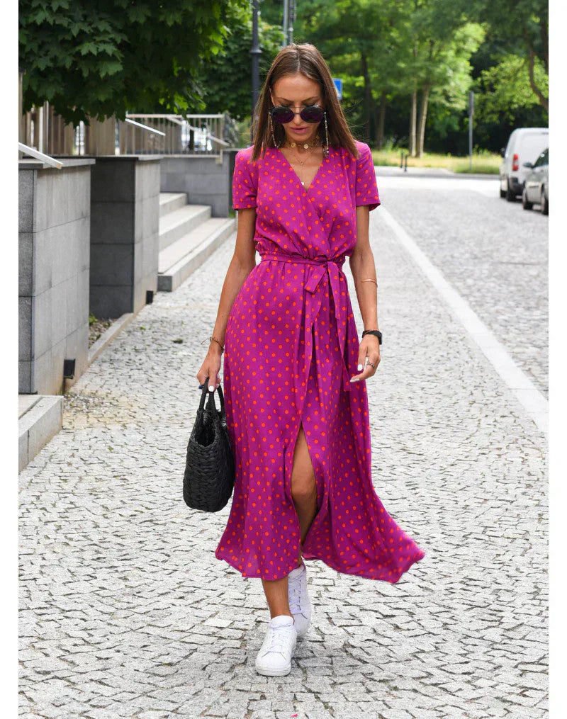 Suzanne - Elegantné šaty s výstrihom do V