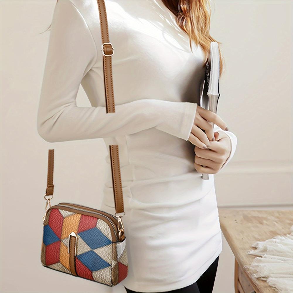 Luna | Mini patchwork crossbody taška