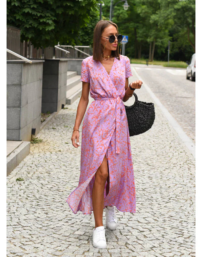 Suzanne - Elegantné šaty s výstrihom do V