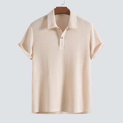 Massimo™ - Pletené polo s vaflovým vzorom