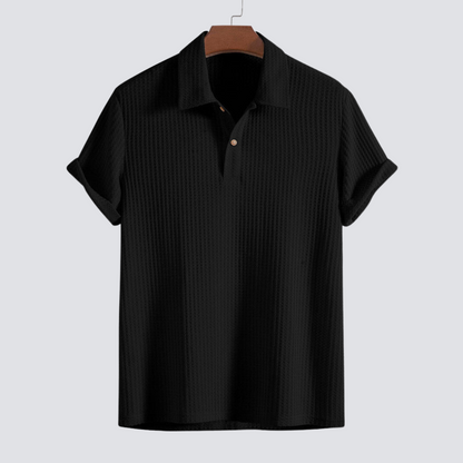 Massimo™ - Pletené polo s vaflovým vzorom