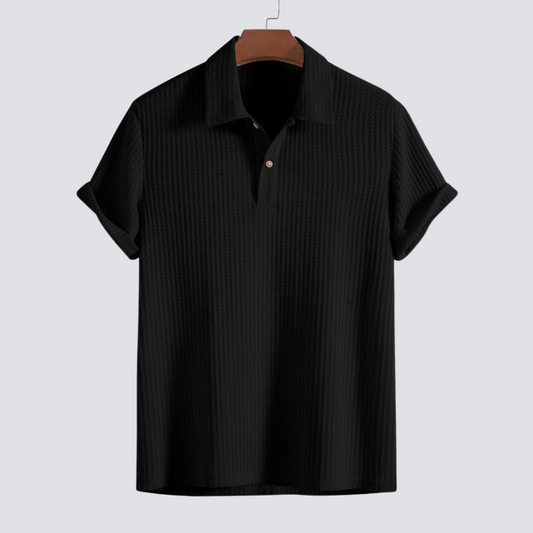Massimo™ - Pletené polo s vaflovým vzorom