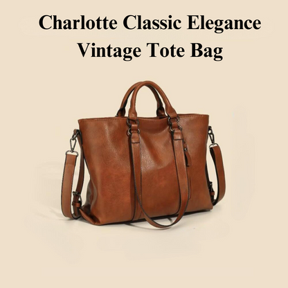 Charlotte | Vintage elegant tote bag