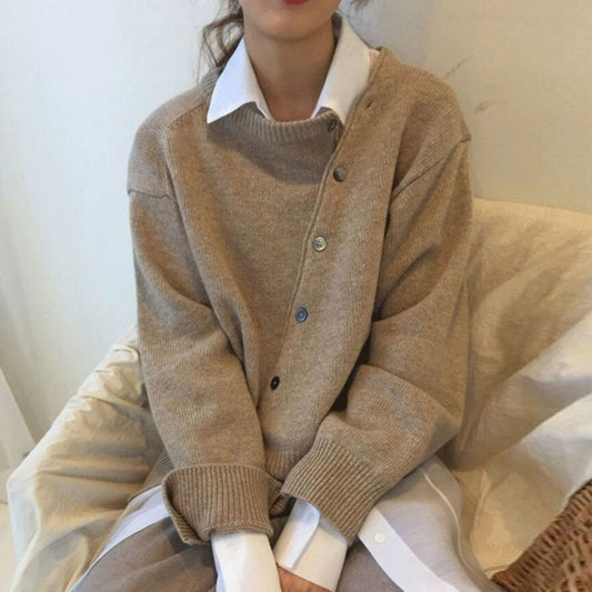Evalina | Cardigan s okrúhlym golierom