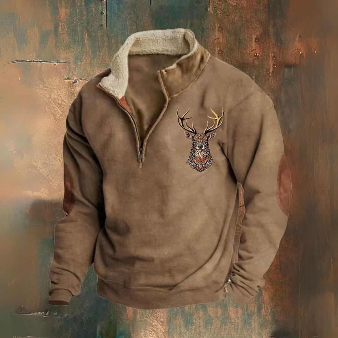 Laurent | Mikina s polovičným zipsom