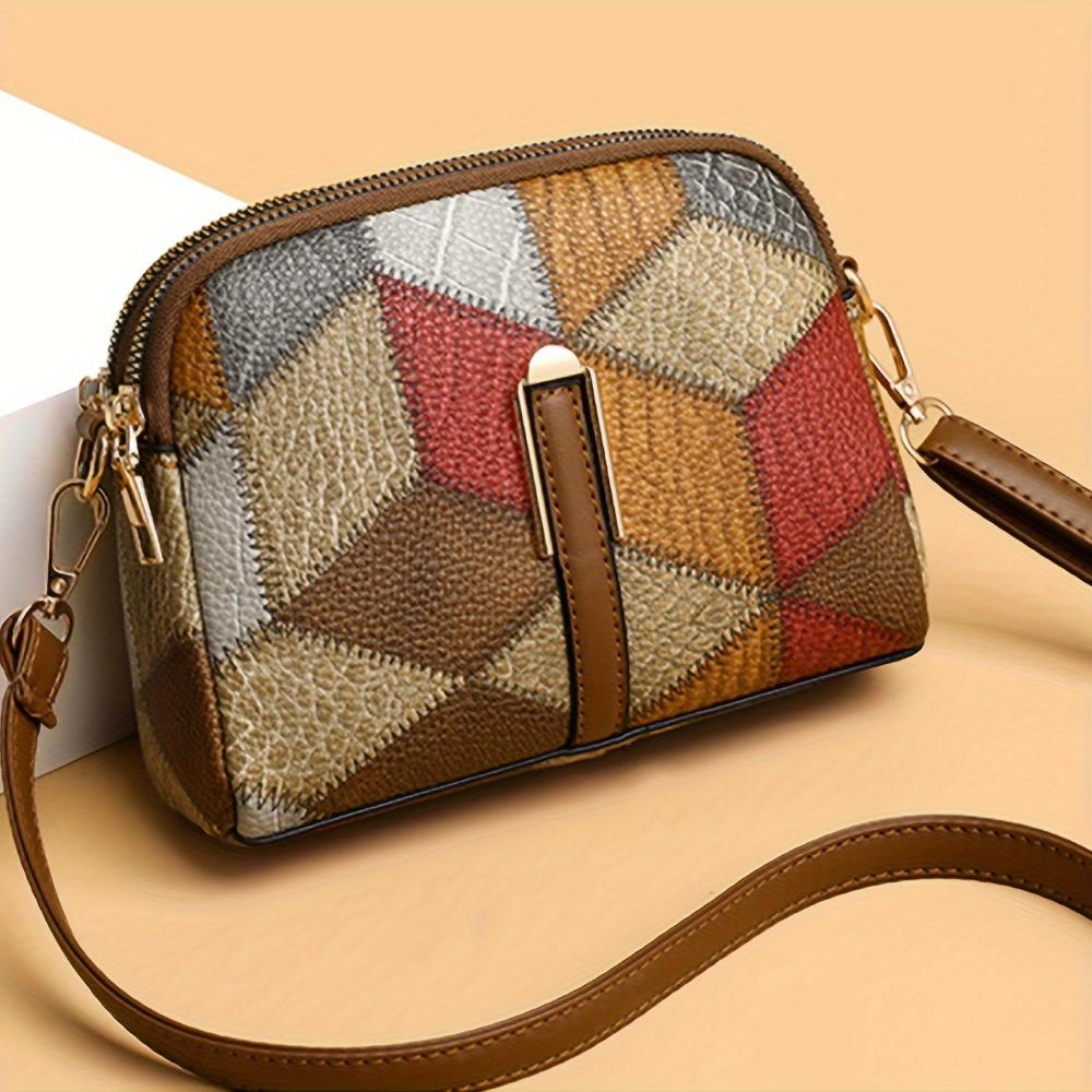 Luna | Mini patchwork crossbody taška