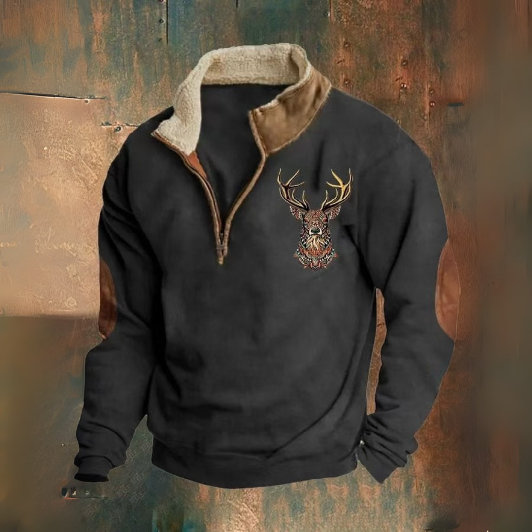 Laurent | Mikina s polovičným zipsom