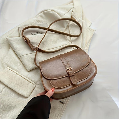 Evelyn™ | Klasická crossbody taška v tvare sedla