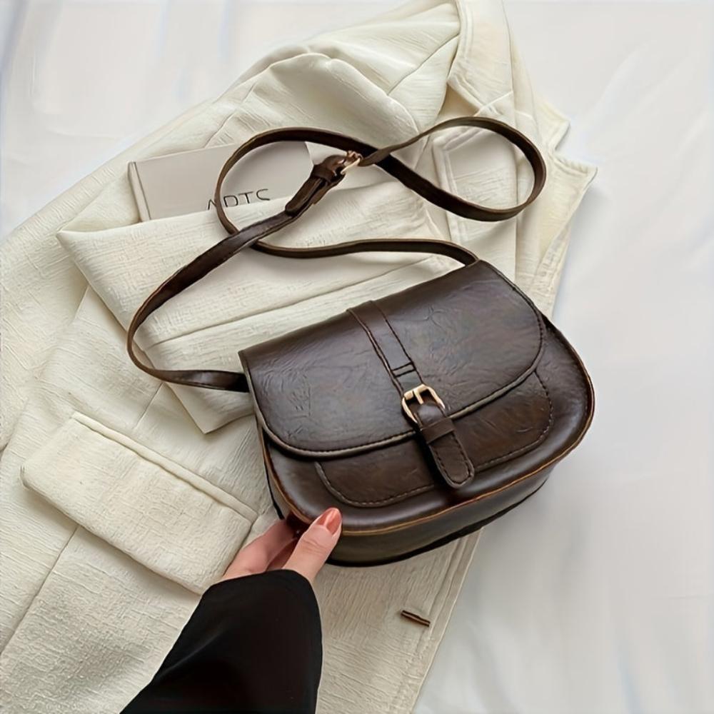 Evelyn™ | Klasická crossbody taška v tvare sedla