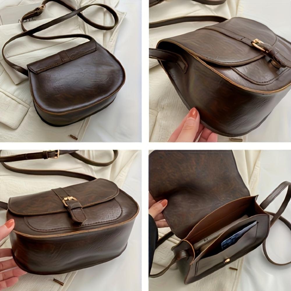 Evelyn™ | Klasická crossbody taška v tvare sedla