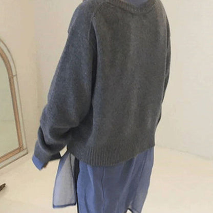 Evalina | Cardigan s okrúhlym golierom
