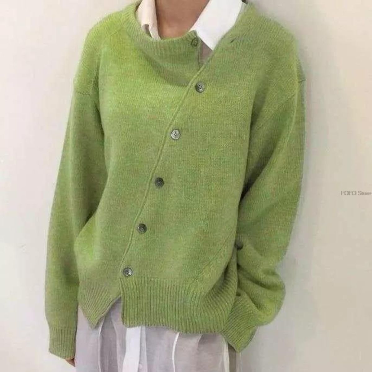 Evalina | Cardigan s okrúhlym golierom