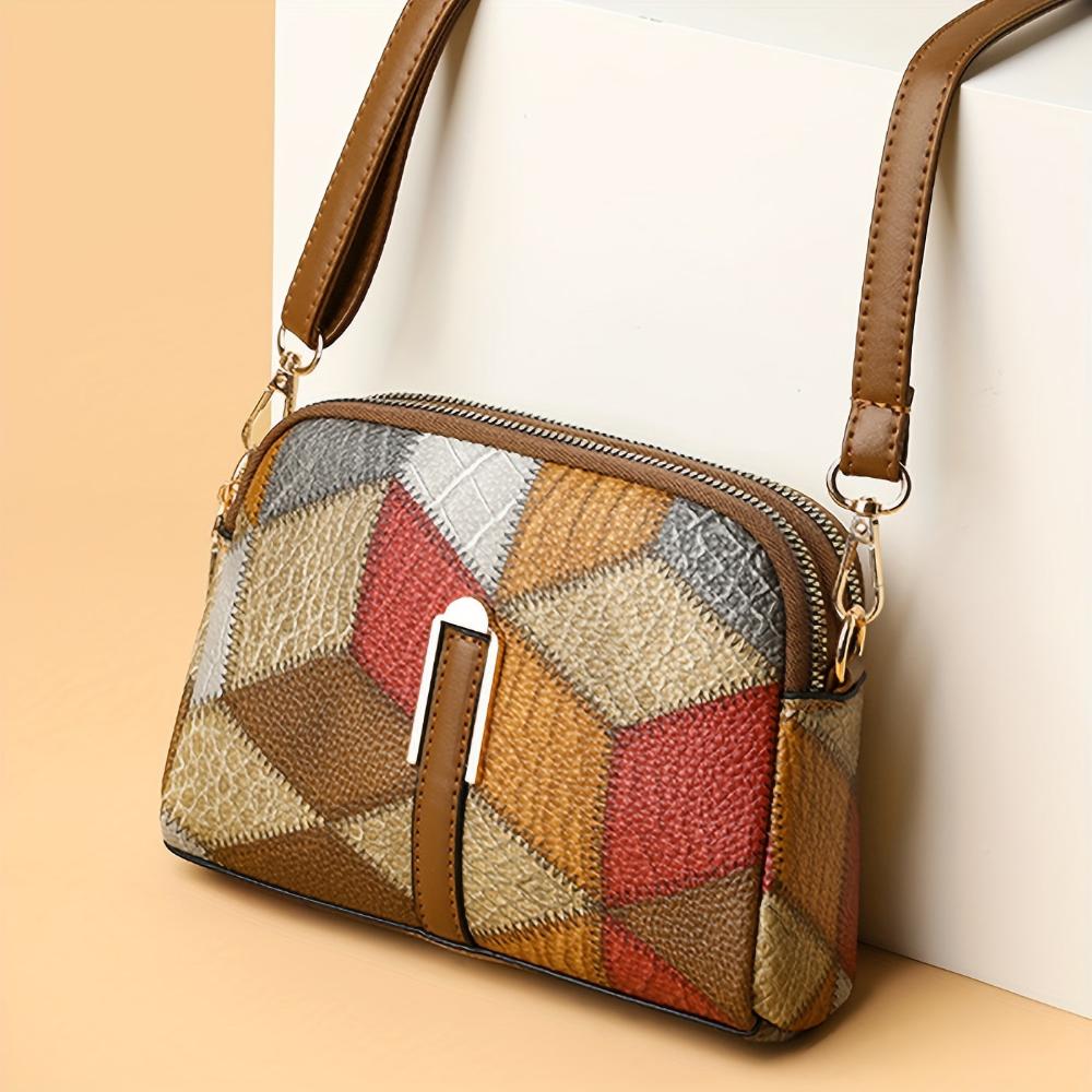 Luna | Mini patchwork crossbody taška