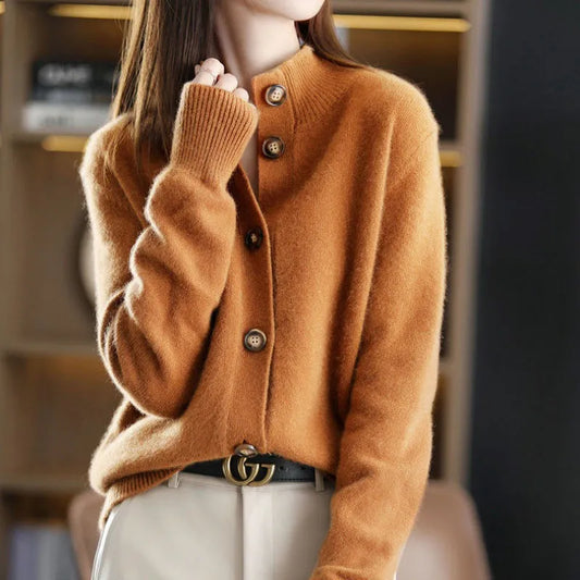 FEDERICA™ | MÄKKÝ CARDIGAN S GOMBÍKOVÝM ZAPÍNANÍM