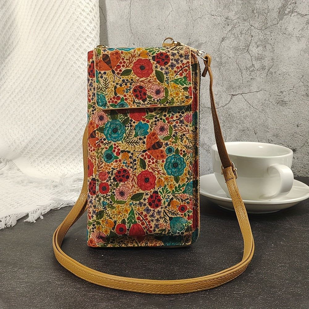 Lilla | Boho kvetinová crossbody taška