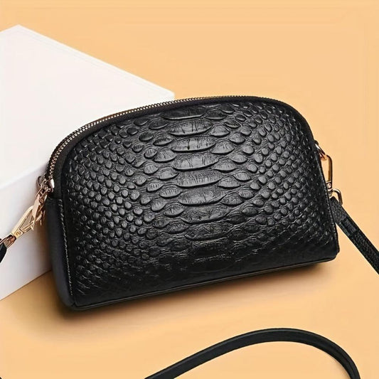 Isabella | Mini crossbody taška z imitácie krokodílej kože