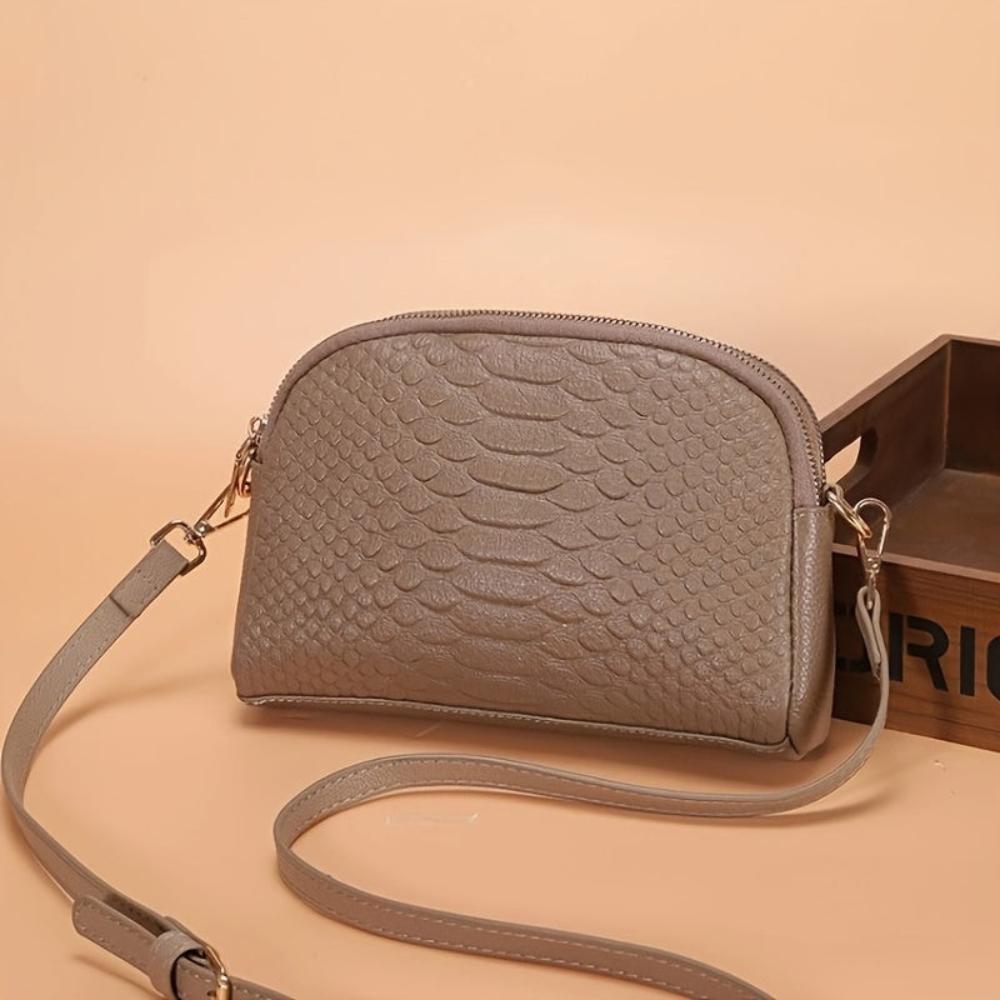 Isabella | Mini crossbody taška z imitácie krokodílej kože