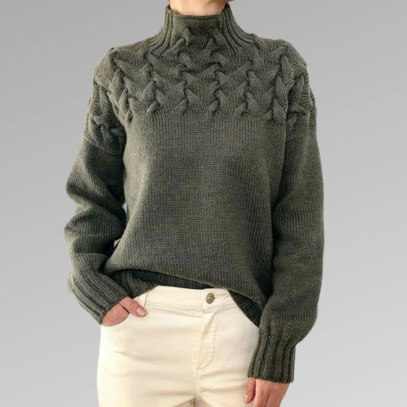 Pull Davila Elegantný a Teplý s Vysokým Golierom