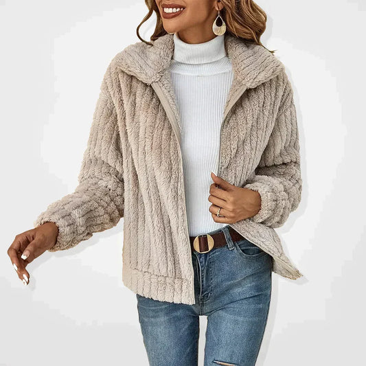 SVEVA™ | ELEGANTNÝ CARDIGAN Z PLYŠE