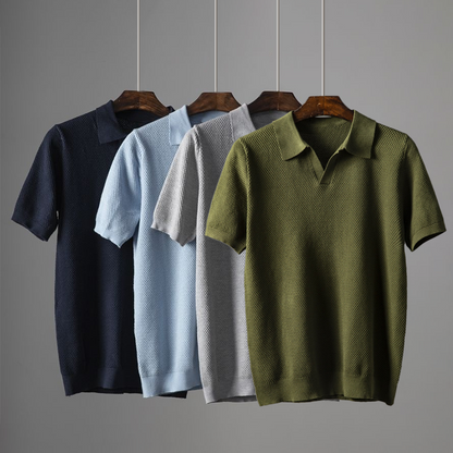 Adam | Elegantná polo tričko s krátkym rukávom