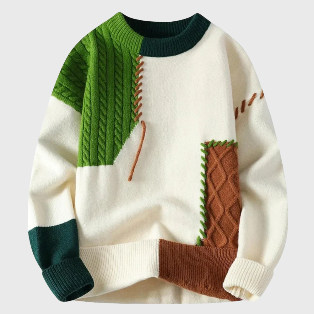 Patchwork sveter