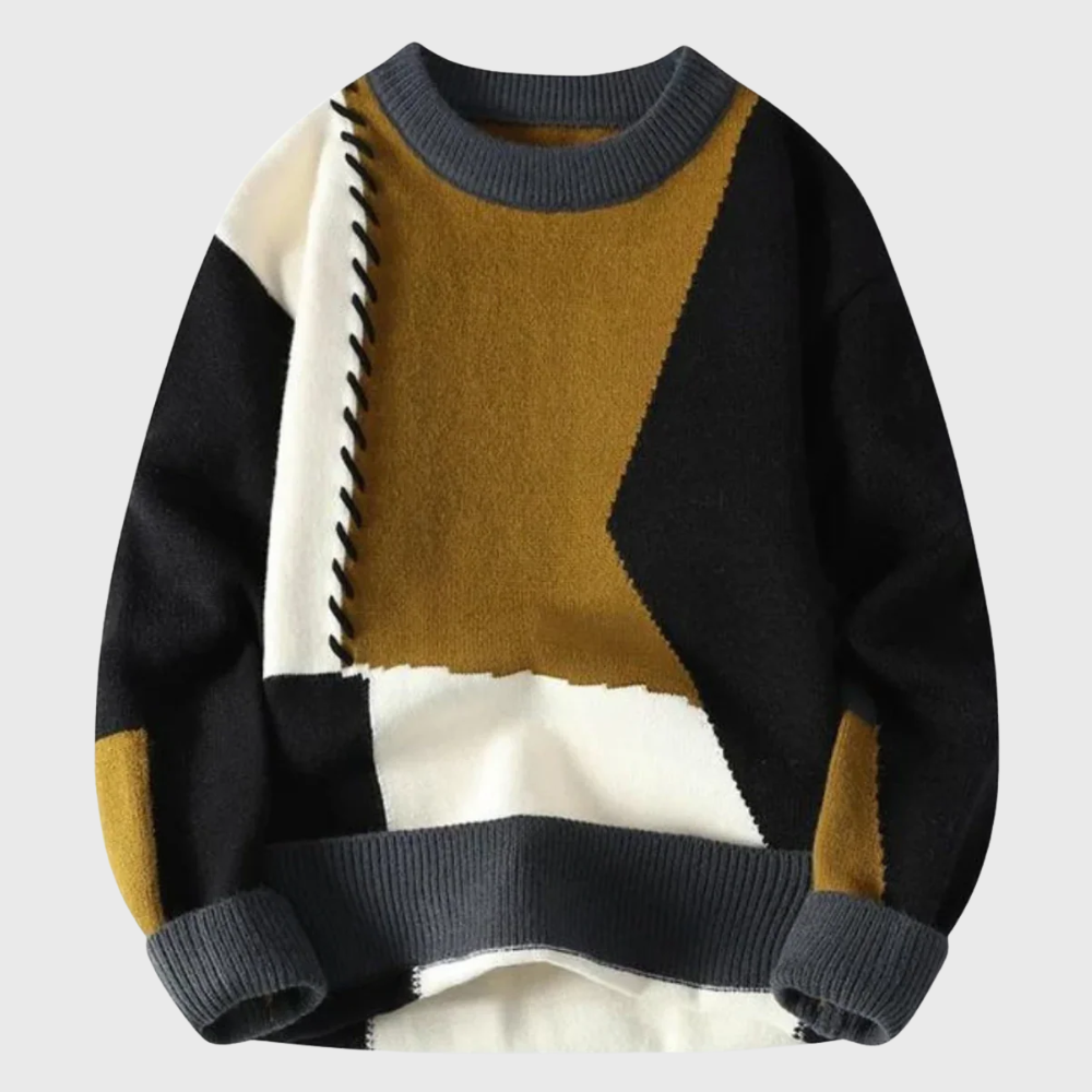 Patchwork sveter