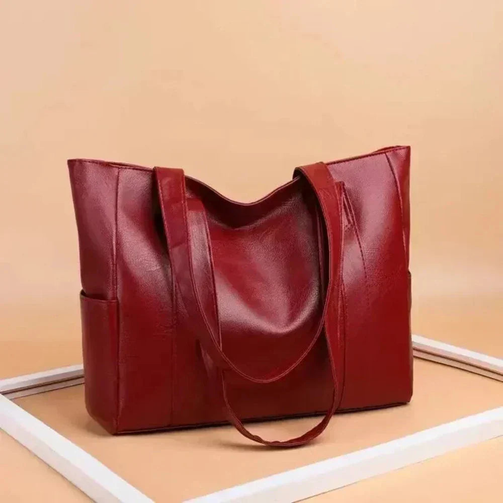 Nora | Luxusná minimalistická kožená taška cez rameno