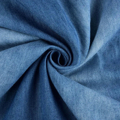 Tyra - Uvoľnené Denim Letné Šaty