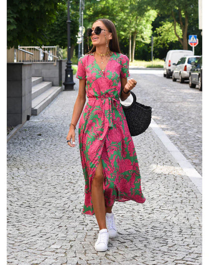 Suzanne - Elegantné šaty s výstrihom do V