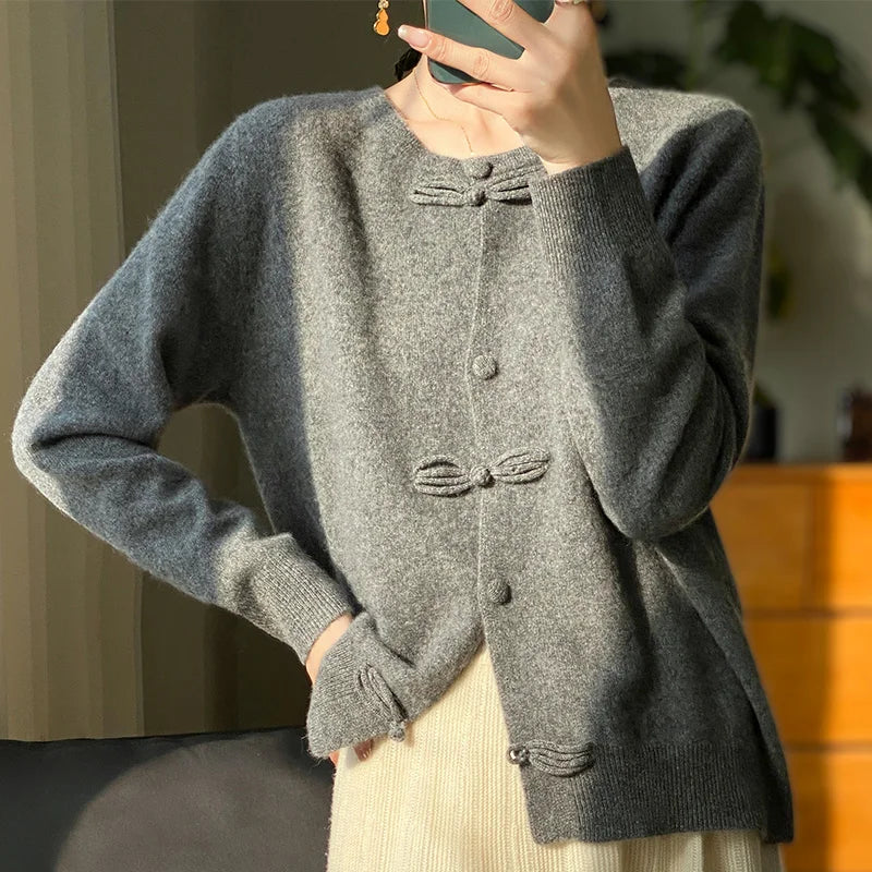 Claire | Cardigan s uzlami