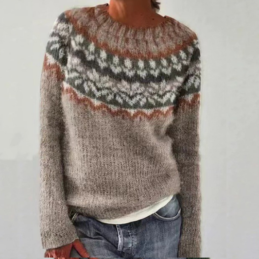 Chloe - Pohodlný retro sveter