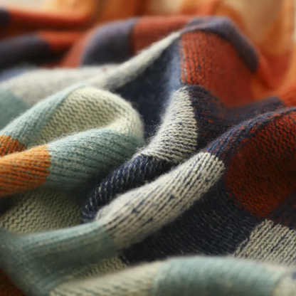 PENELOPE™ | PULÓVER PATCHWORK S VYSOKÝM KRAJKOM