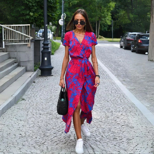 Suzanne - Elegantné šaty s výstrihom do V