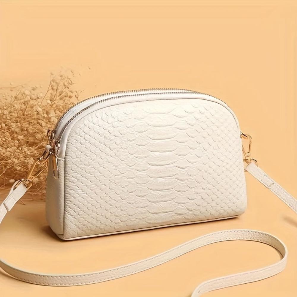 Isabella | Mini crossbody taška z imitácie krokodílej kože