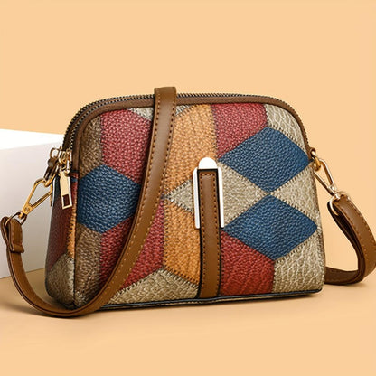 Luna | Mini patchwork crossbody taška