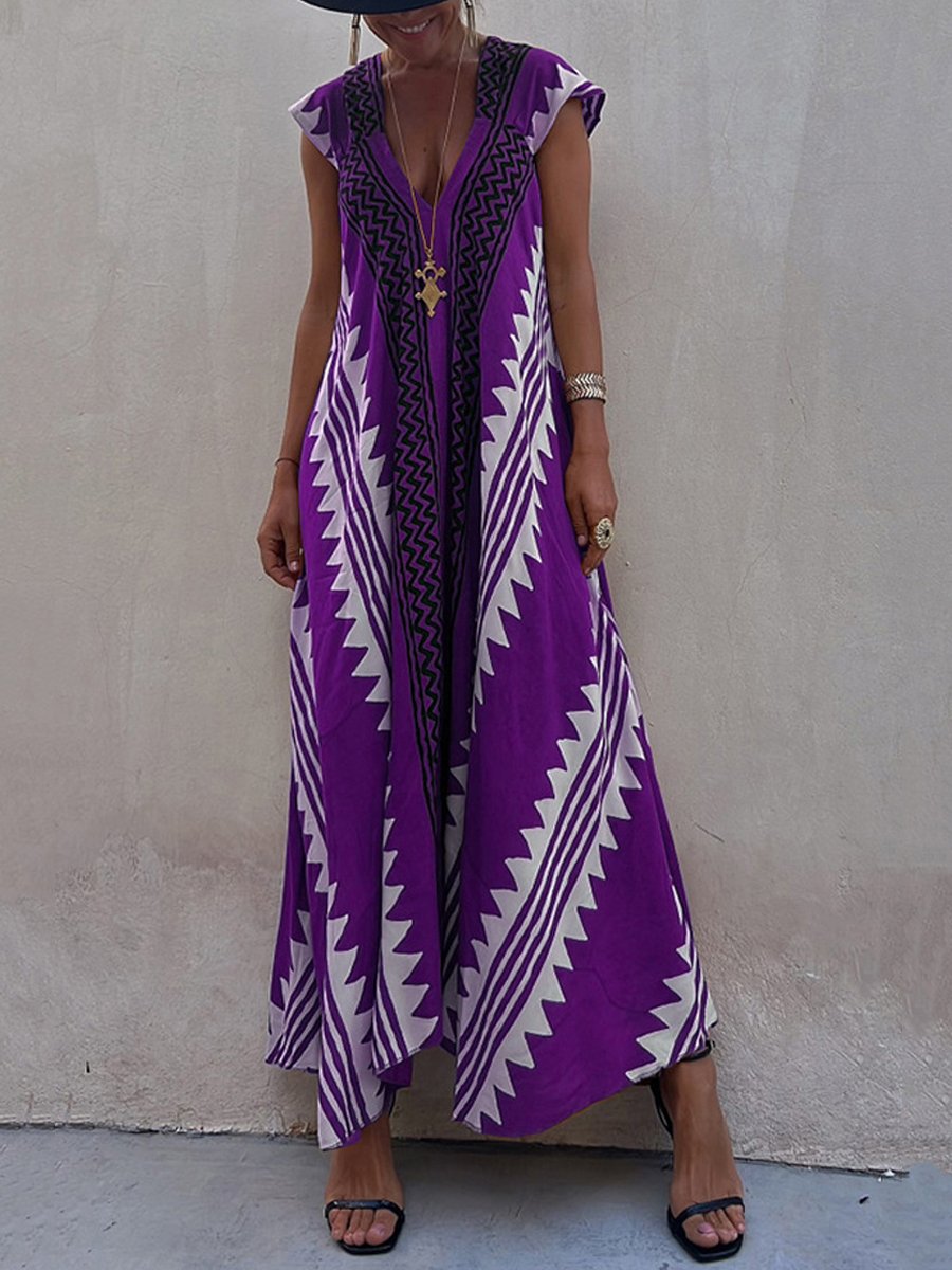 Boho™ | Bezrukávová šaty s výstrihom do V