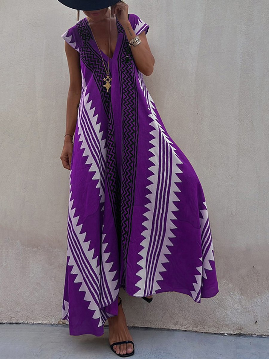 Boho™ | Bezrukávová šaty s výstrihom do V