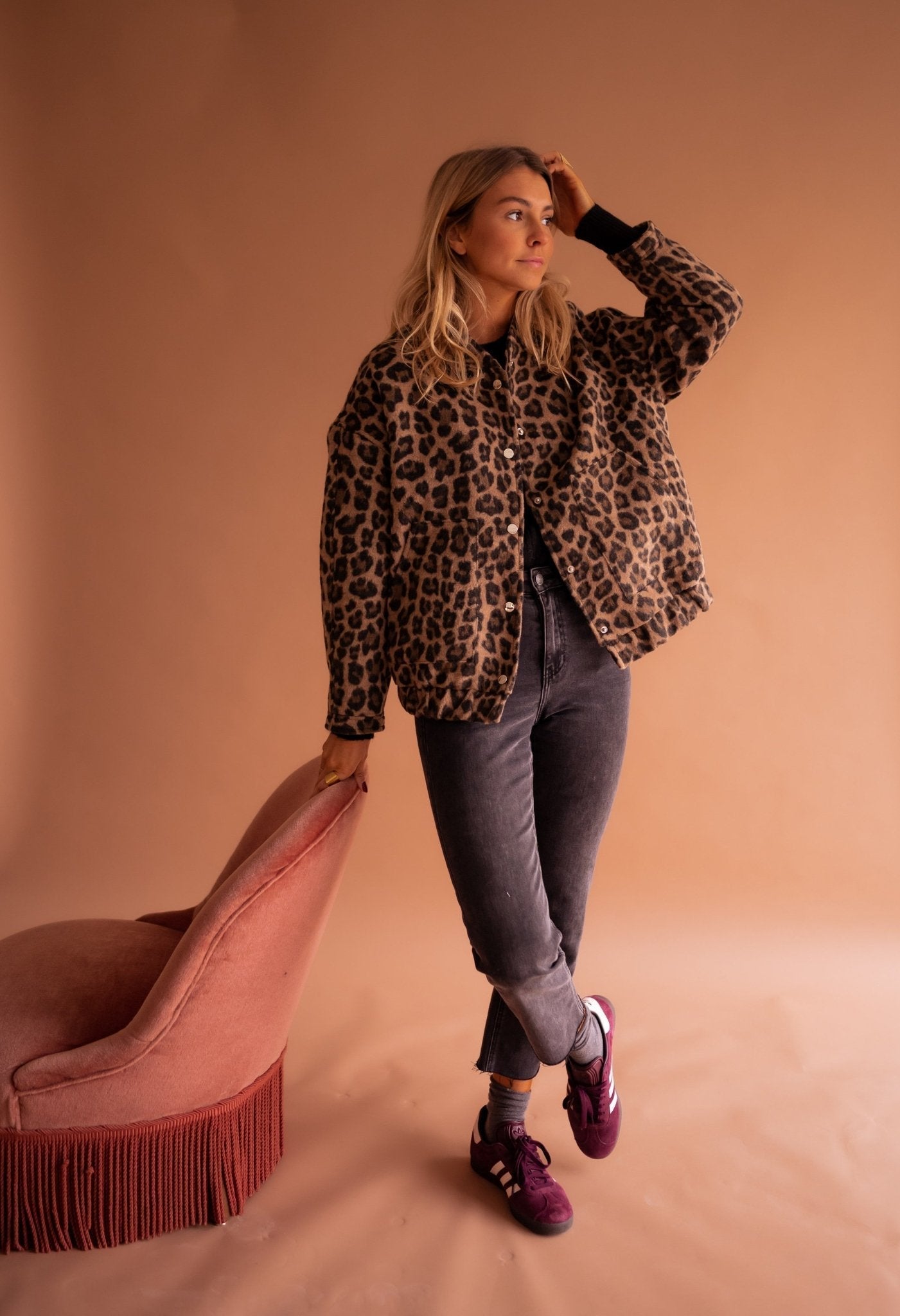 Lucia™ | Trendná bunda s leopardím vzorom
