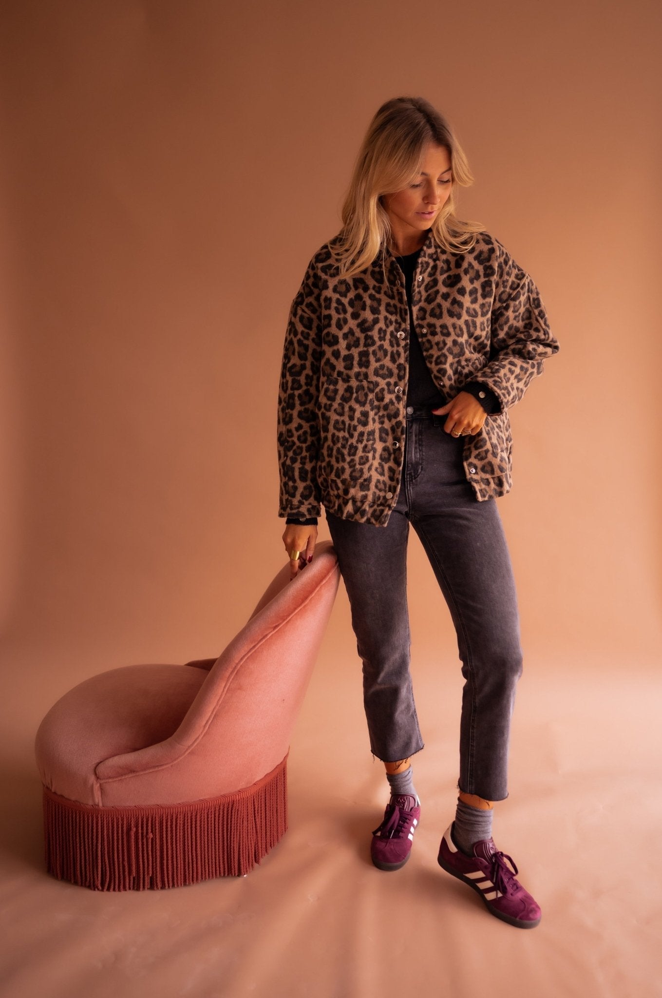 Lucia™ | Trendná bunda s leopardím vzorom